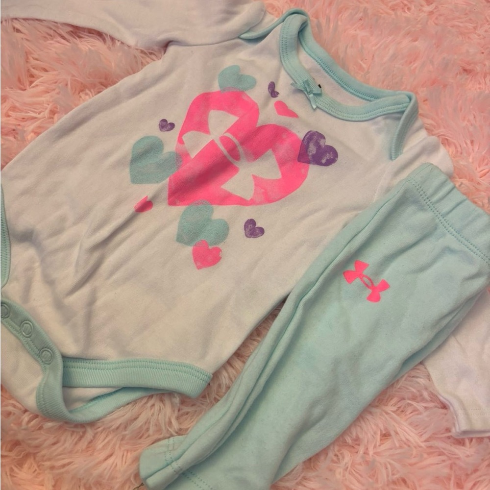 Under Armour Baby Onesie with Heart Design